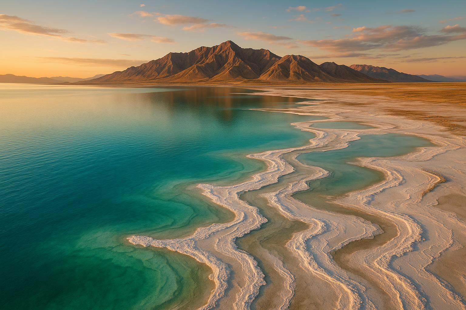 Great Salt Lake landscape used as Zionix source story imagery